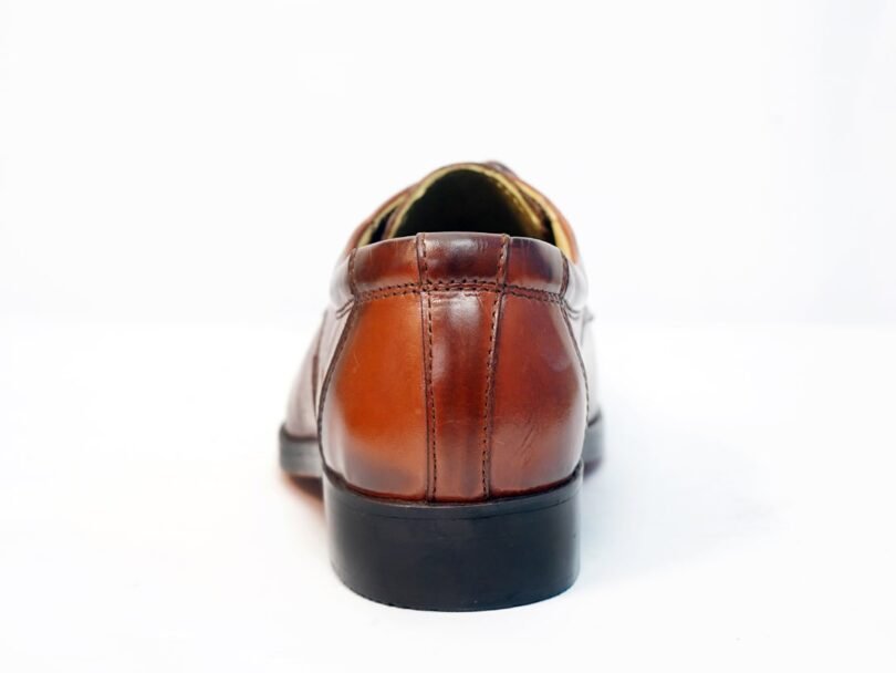 Cap toe Derby leather Brown - Image 3