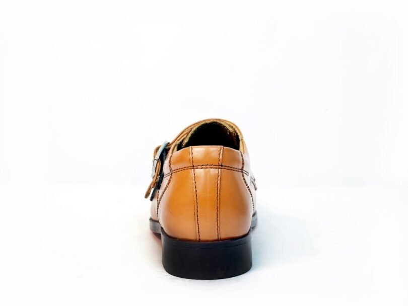 Double Monk Strap leather Shoes - Image 8