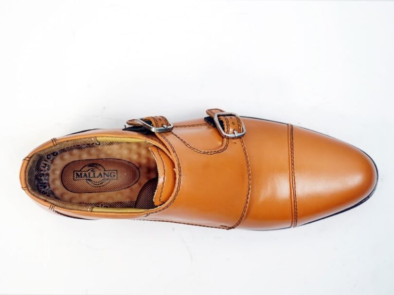 Double Monk Strap leather Shoes - Image 2