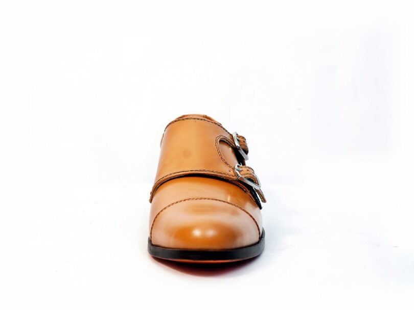 Double Monk Strap leather Shoes - Image 6