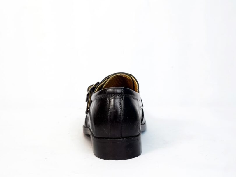 Single Monk Strap Leather Black - Image 6