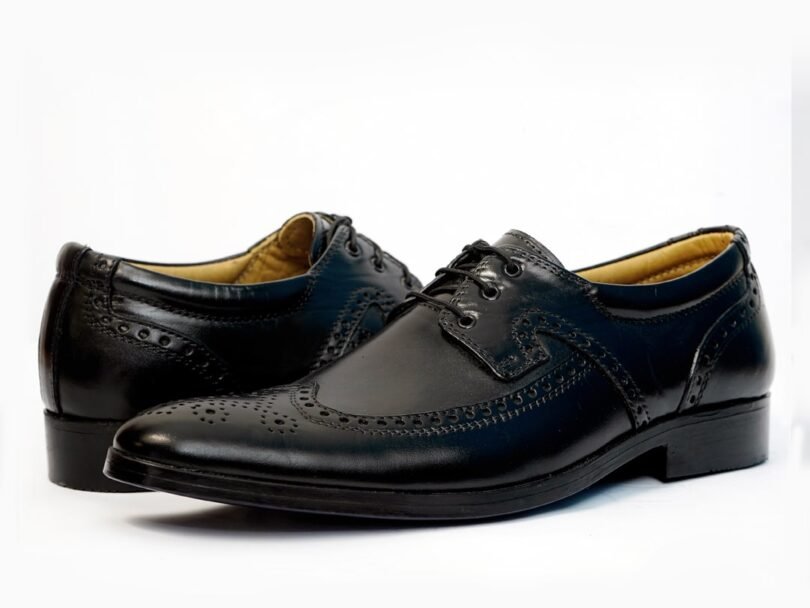 Wingtip Borgue leather Shoes - Image 3