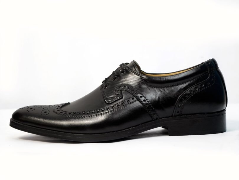 Wingtip Borgue leather Shoes - Image 5