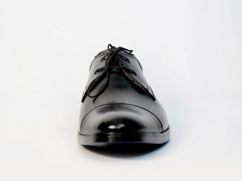 Cap toe Derby leather Black - Image 4