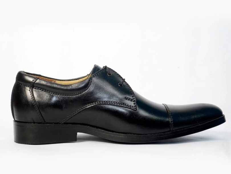 Cap toe Derby leather Black - Image 5