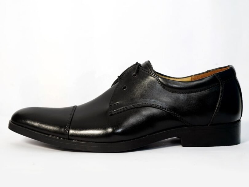 Cap toe Derby leather Black - Image 6